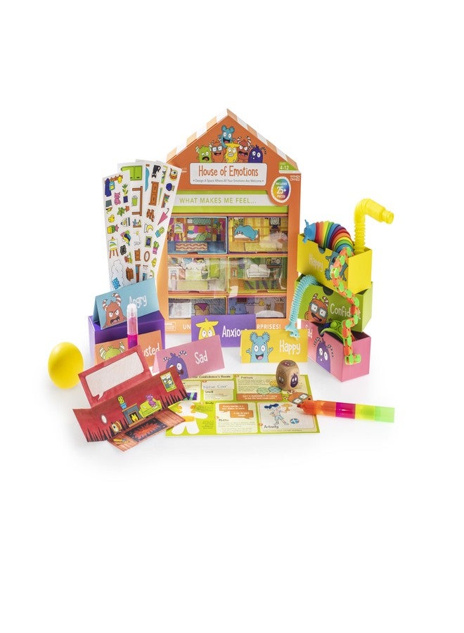 Open The Joy House of Emotions - DIY Emotional Playhouse Kit for Kids Ages 4-12, Social Emotional Learning (SEL) Activities, Creative Crafting for Emotional Intelligence and Mindfulness - Image 3